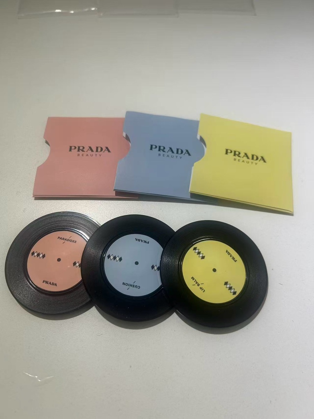 Prada beauty gift Fridge magnet set